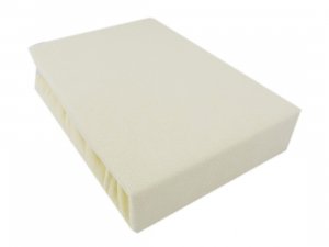 Prostěradlo Frote s gumkou 180x200 cm - krém Prostěradlo Frote s gumkou 180x200 cm - krém